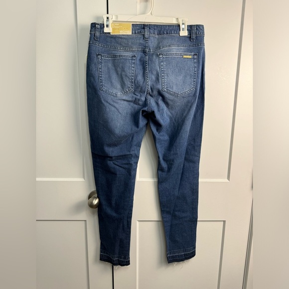 Michael Kors Women's Izzy Skinny Mid Rise Jeans Blue Denim NWT Size 6 - Picture 6 of 10